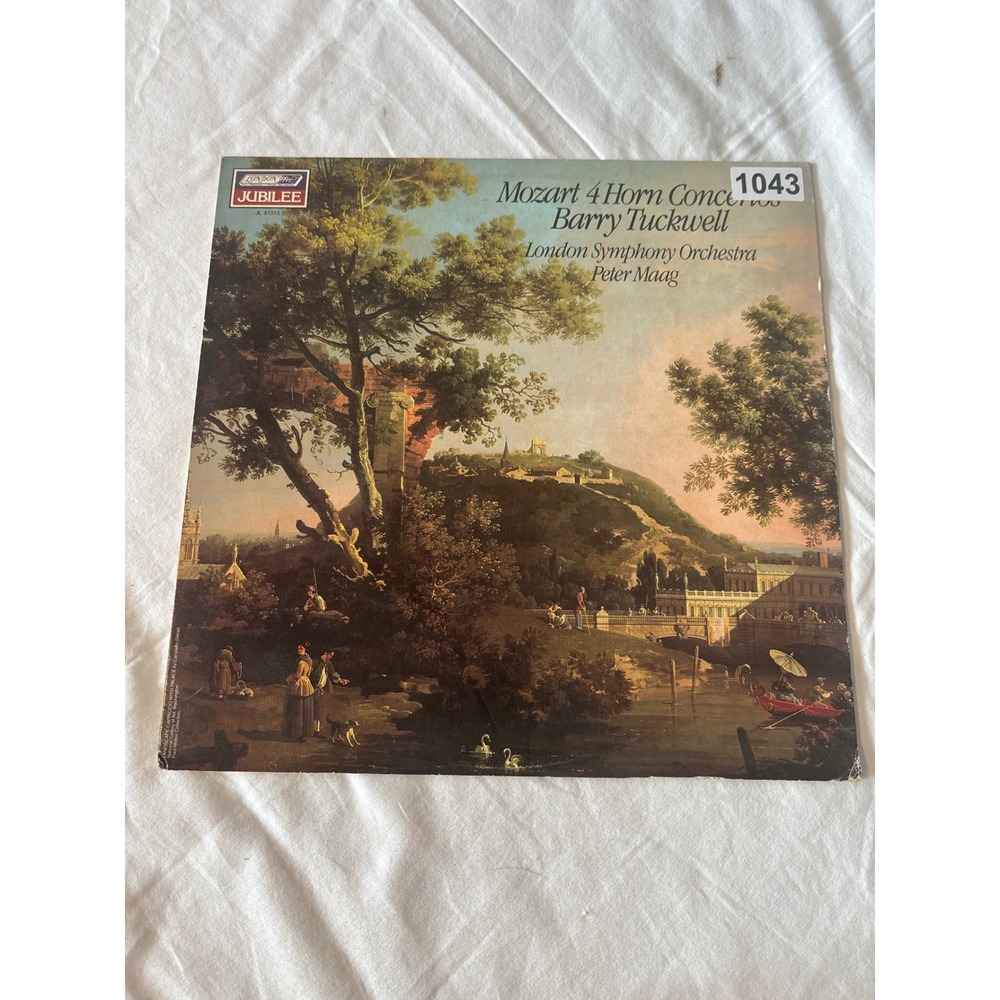 London Jubilee Mozart 4 Horn Concertos Barry Tuckwell LP 12" Black Good JL 41015